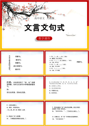 高中语文人教版必修五《文言文句式》课件