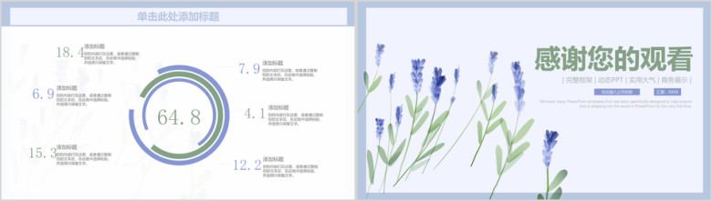 简约小清新手绘商务工作总结计划ppt