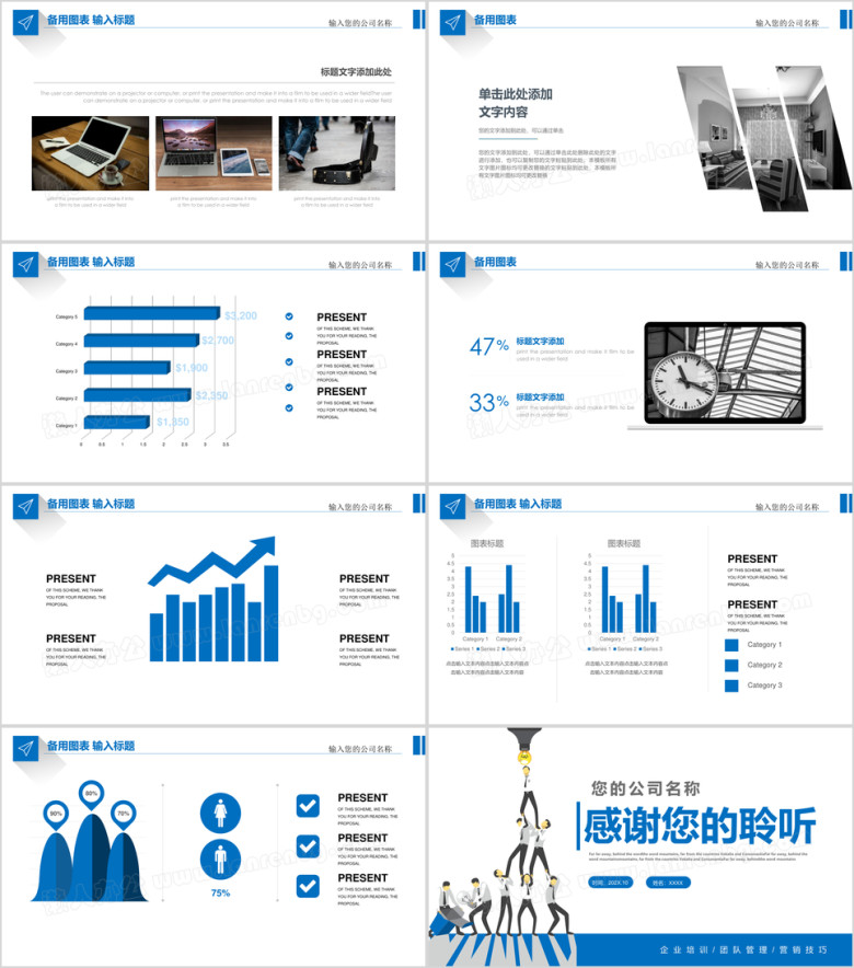 企业员团队管理执行力培训ppt模板