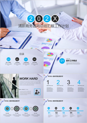 项目合作工作总结工作计划商务汇报ppt模板