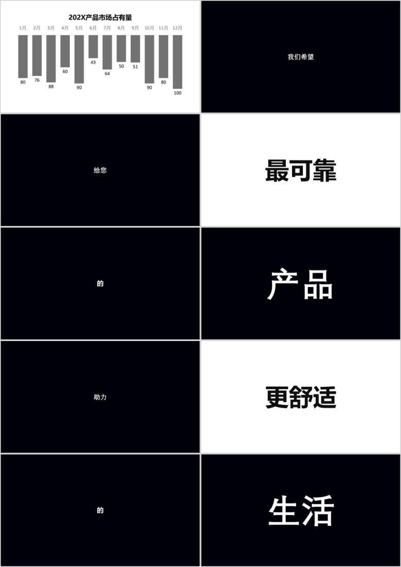 文字快闪企业产品发布新品发布ppt
