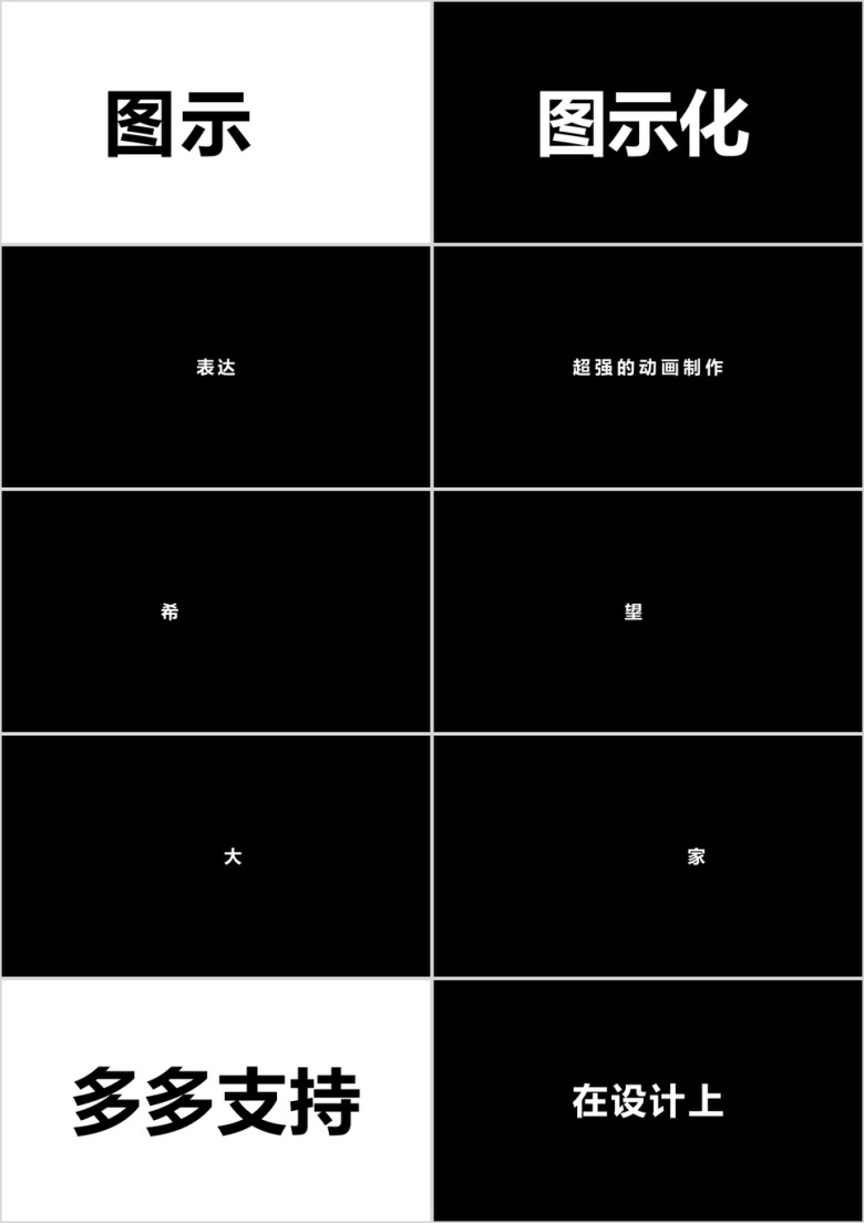 酷炫公司宣传介绍快闪ppt模板