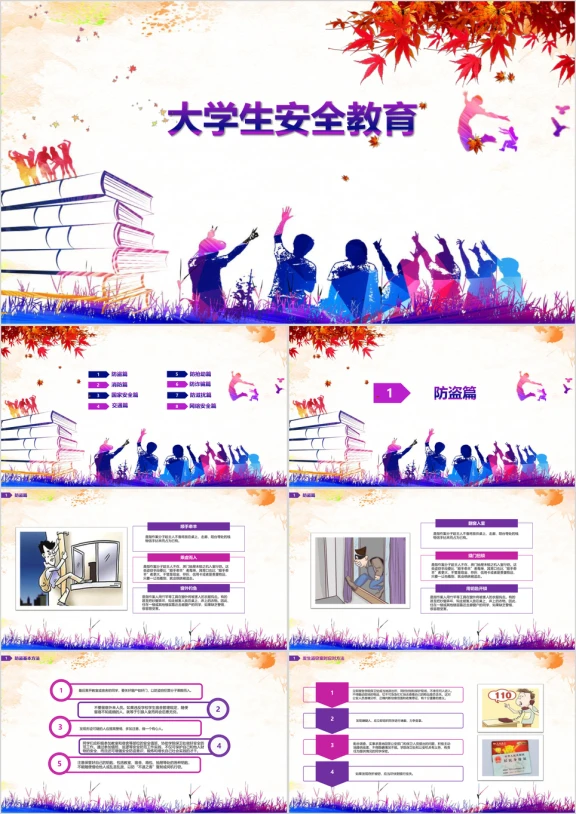 大学生安全教育主题讲座ppt